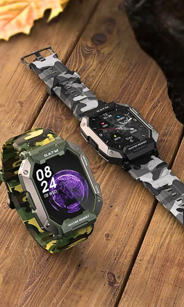 Smartwatch deportivo: resistente al agua hasta 50 m y funciones avanzadas