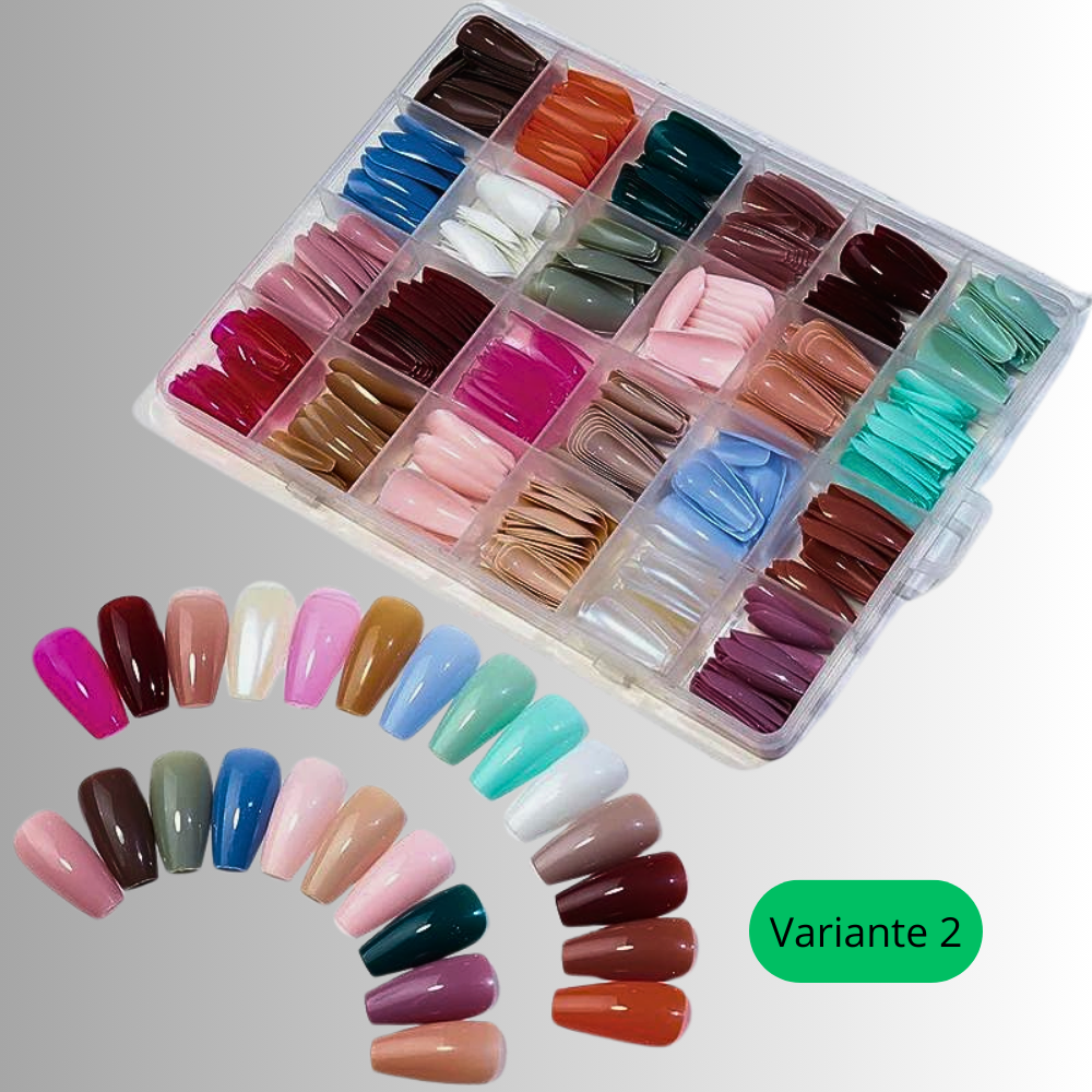 Juego de 576 colores acrílicos profesionales para uñas