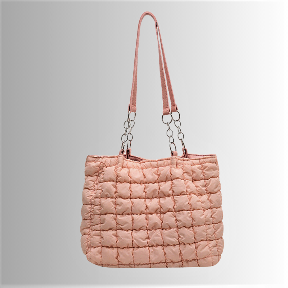 Bolso de nailon acolchado La elegancia se une a la cotidianidad