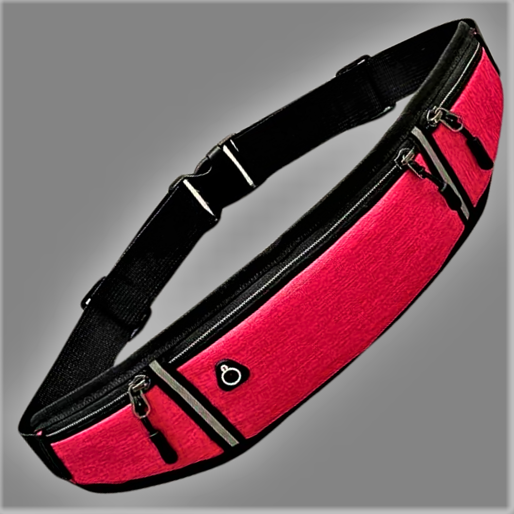 Sports Bum Bag with Fluorescent Stripes Safety and Visibility