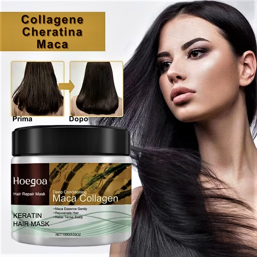 Mascarilla Capilar “Maca Colágeno Queratina” Regenera, Fortalece, Revitaliza
