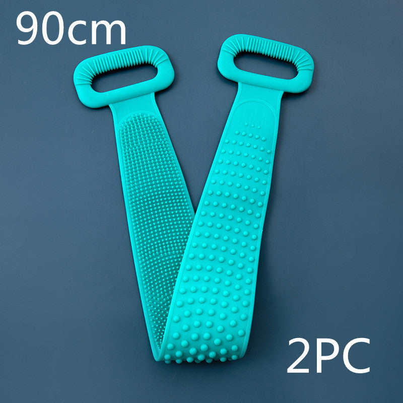 Cepillo de baño/masaje de silicona de doble superficie