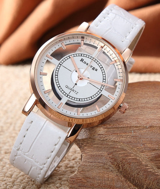 "Charme Vintage" Orologio al Quarzo Trasparente