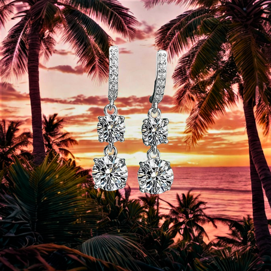 Orecchini "Luce Riflessa" – Eleganza che si moltiplica