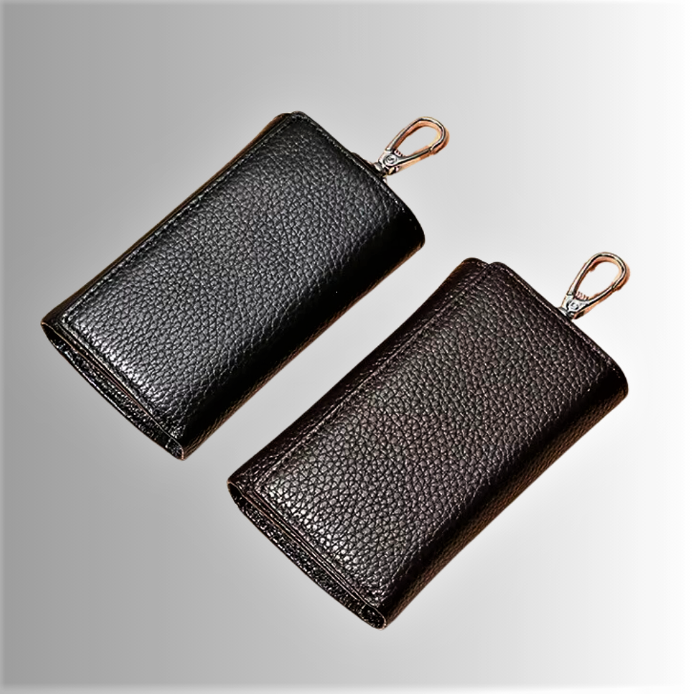 Cartera y llavero de piel de becerro: innovación, calidad y lujo en un único accesorio