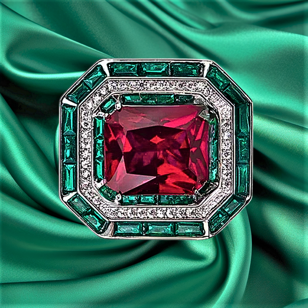 Anillo "Brilliant Fantasy" Diseño Clásico Evergreen