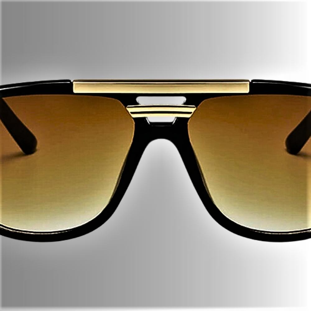 Gafas de sol bicolor: diseño elegante y lujoso