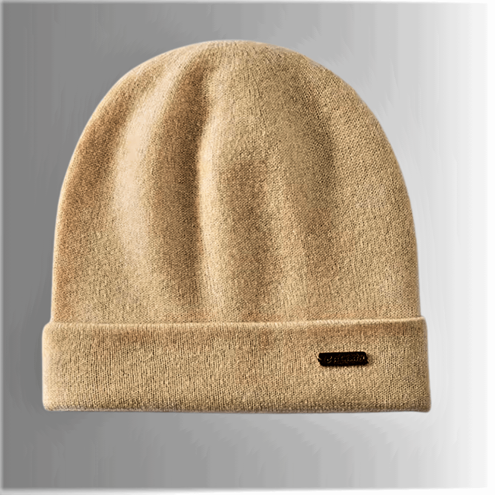 Cappello a Doppio Strato in 100% Puro Cachemire: Calore ed Eleganza Senza Tempo
