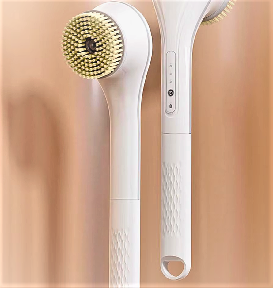 Spazzola Elettrica per Doccia 3-in-1: Pulizia Profonda, Massaggio e Relax Totale