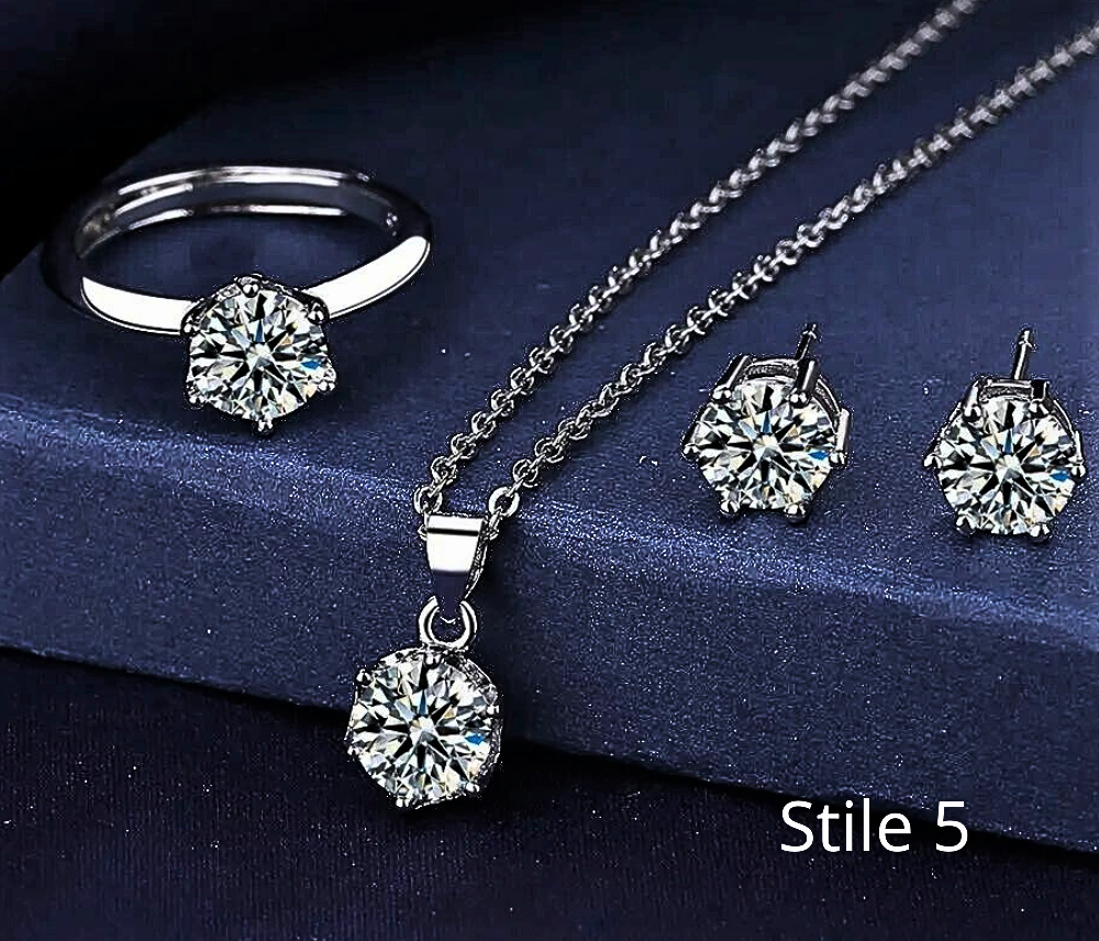 Conjunto “Diamantes para todos”: elegancia y brillo para cada estilo