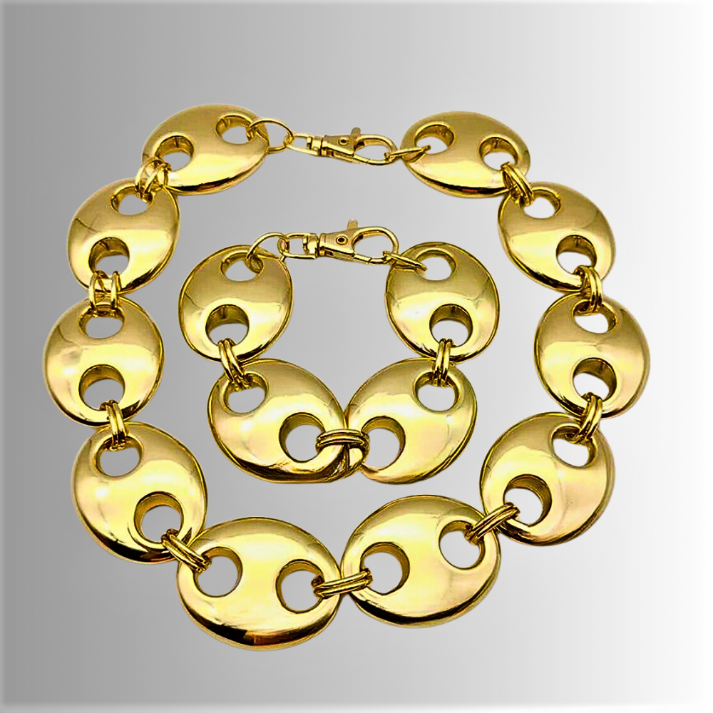 Parure a Maglia Marina Trionfo di Stile