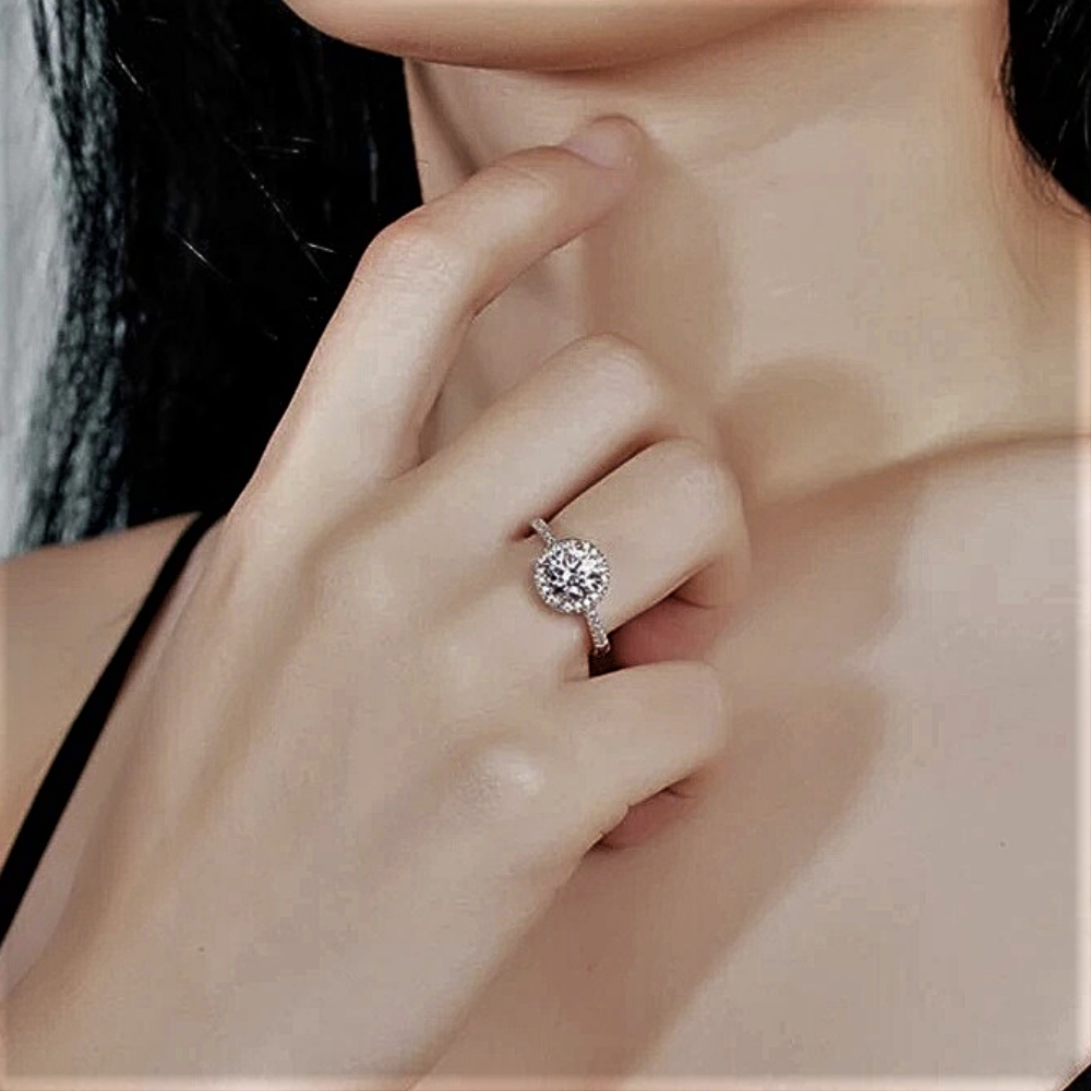 Solitario con Moissanite da 0.50 o 1 carato: 12 Combinazioni di Stile e Luce Infinita
