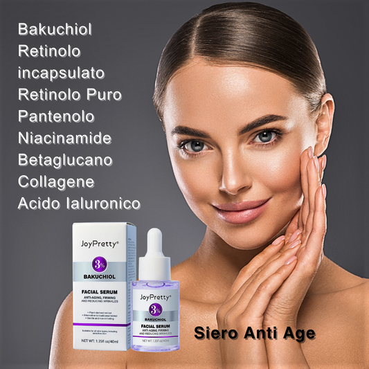 Siero Viso Anti Age al Bakuchiol: Giovinezza e Luminosità per la tua Pelle