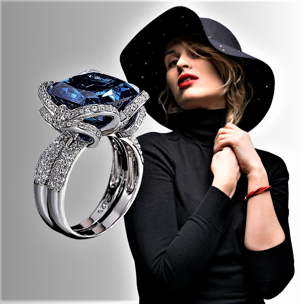 Conjunto "Blu Notte": luz pura para realzar tu outfit