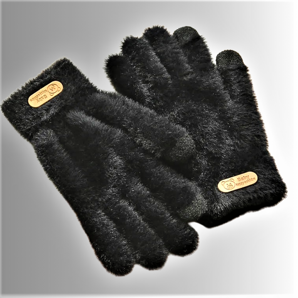 Guantes de piel sintética con pantalla táctil