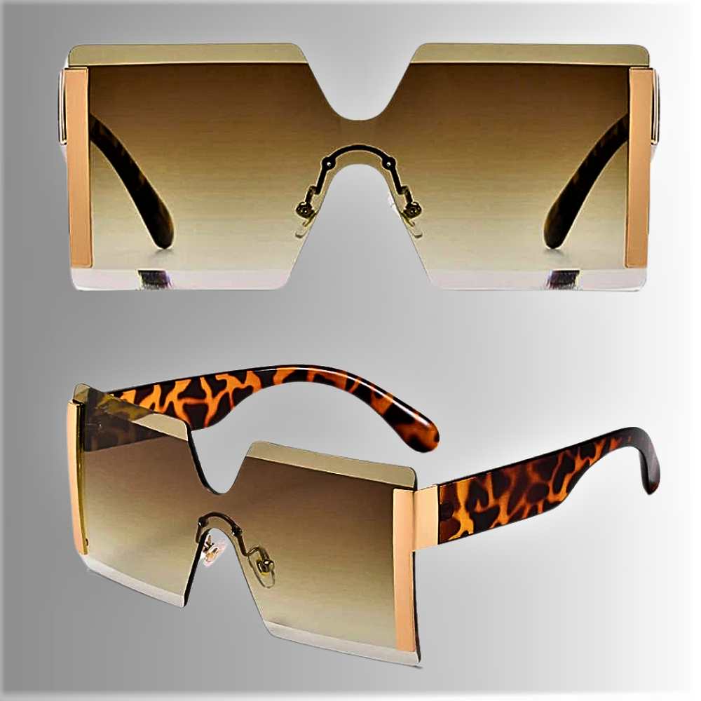 Occhiali da Sole Quadrati Oversize Eleganza e Design