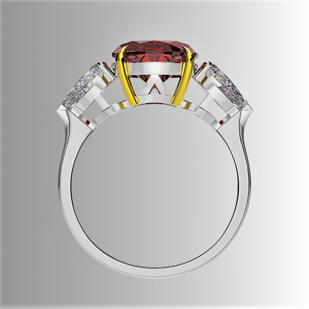 Three Stone Ring A Splendid Source of Light to Enhance Your Class