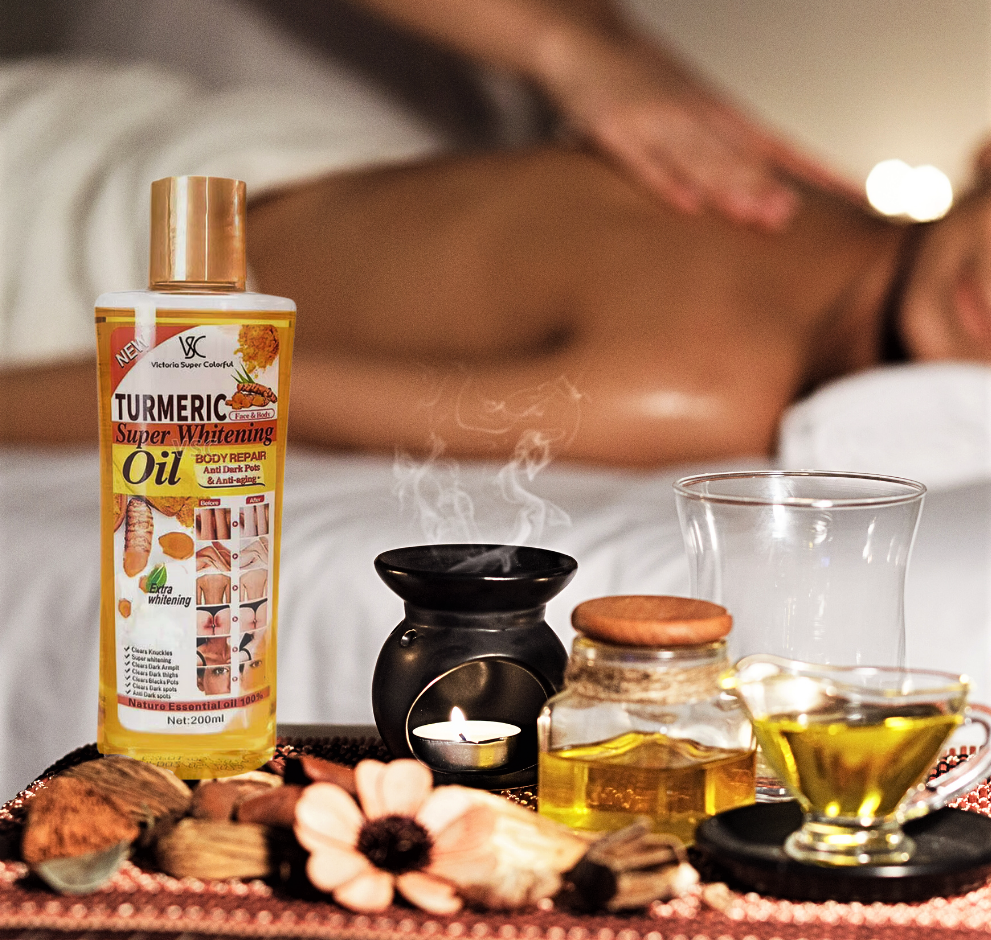 Aceite esencial de cúrcuma para masajes y aromaterapia