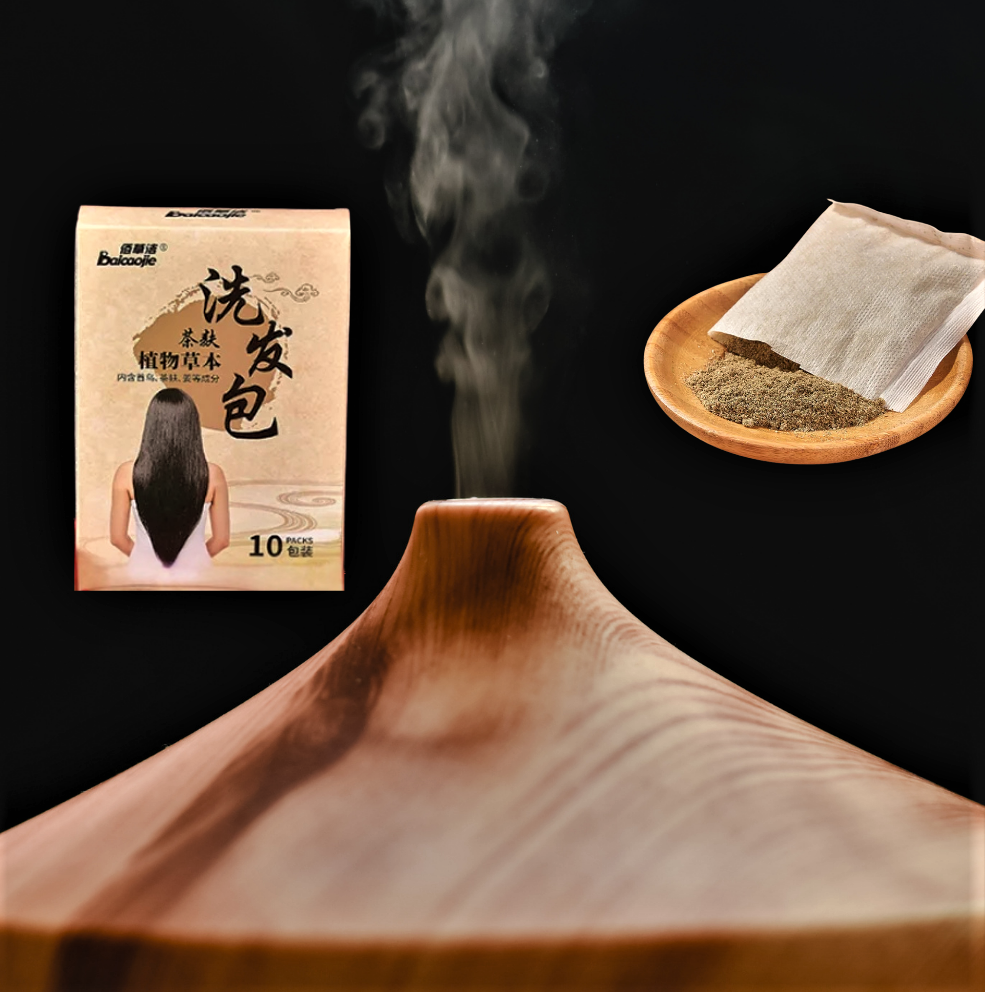 Preparado Fitoterapéutico 100% ORGÁNICO 3 en 1: Esencias de Masaje Aromaterapéuticas y Champú Capilar