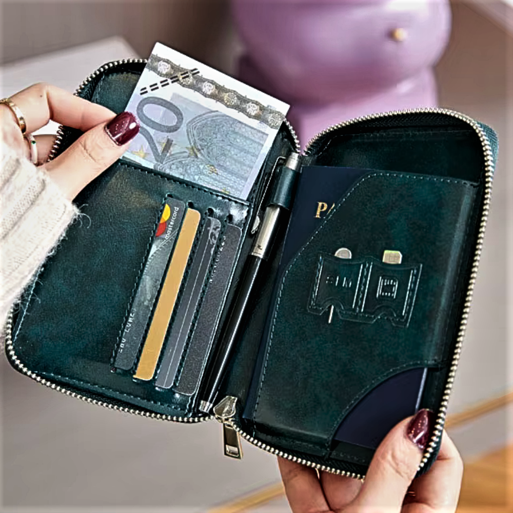 Mini porta pasaporte con tecnología RFID: comodidad y seguridad en movimiento