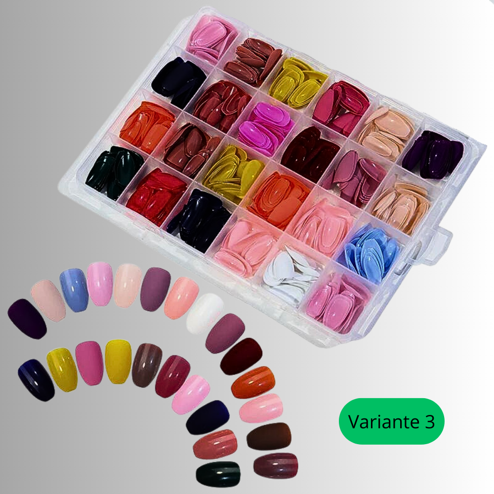 Juego de 576 colores acrílicos profesionales para uñas