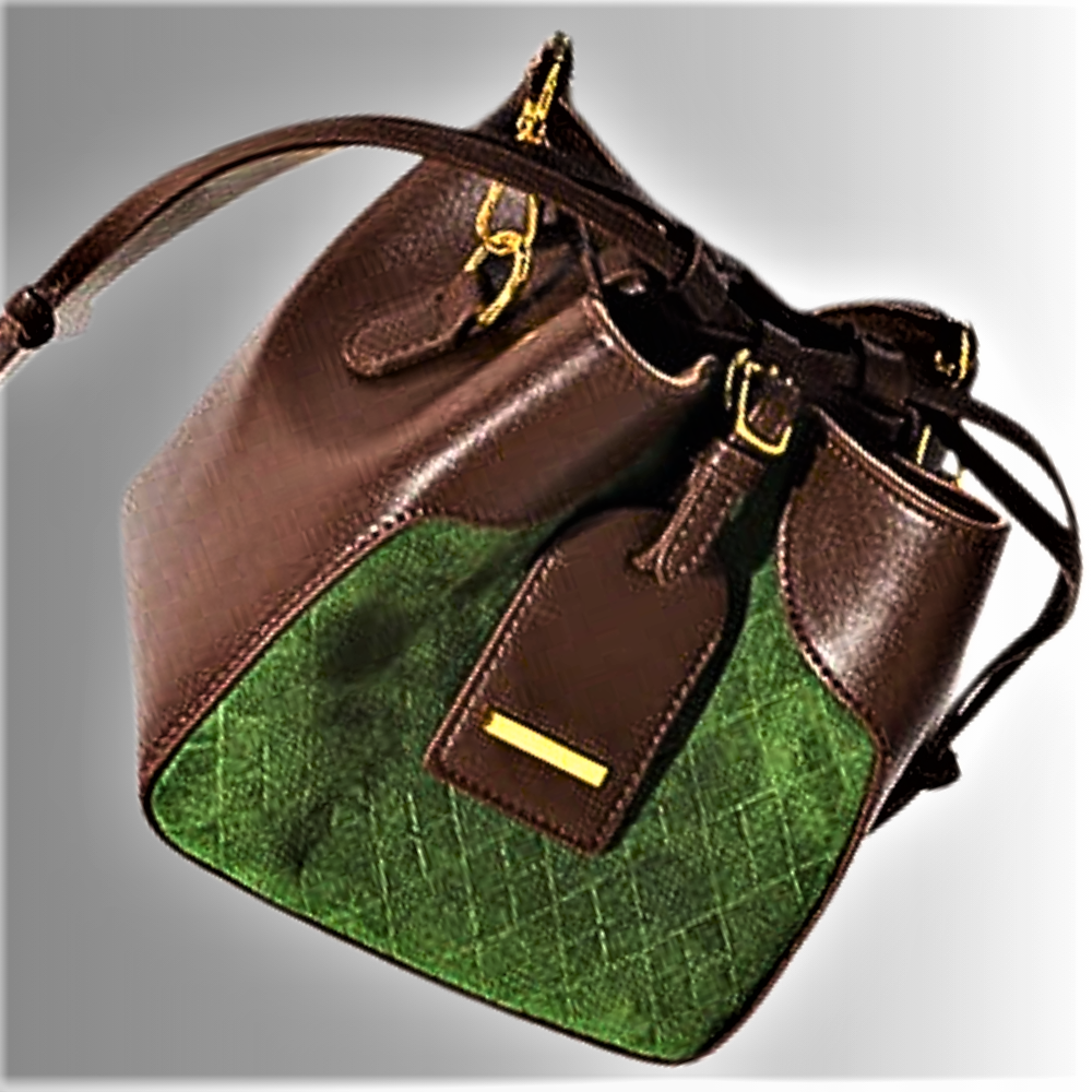 Bolso elegante de dos tonos, estilo y capacidad en un solo accesorio