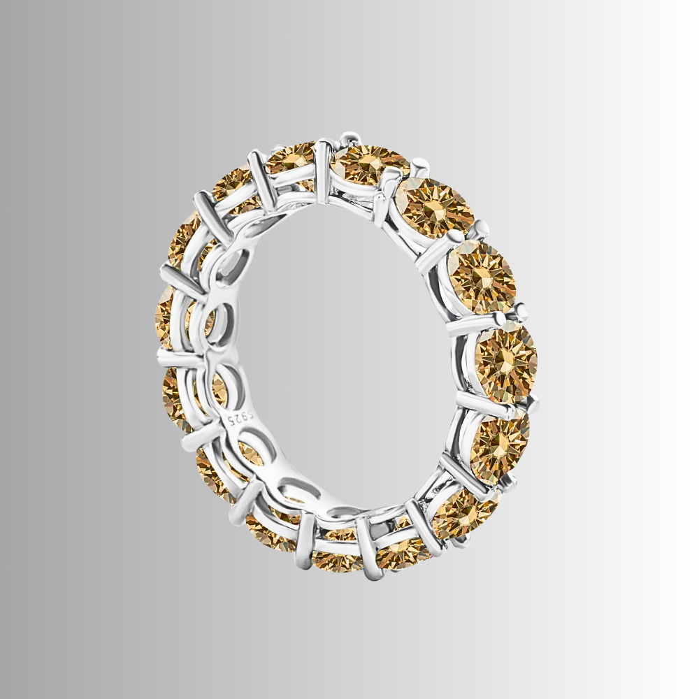 Eternity con Moissaniti Colorate per ct 7,00
