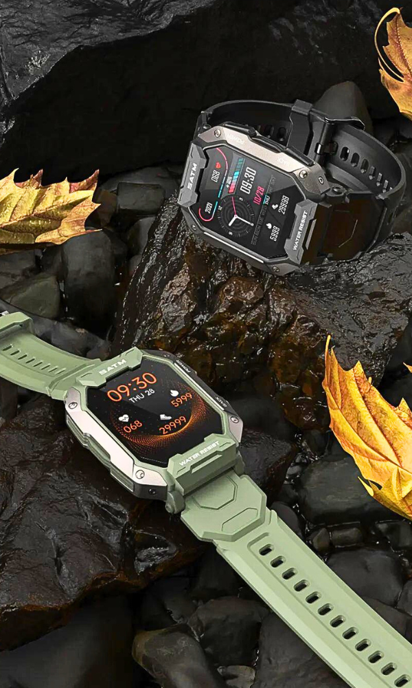 Smartwatch deportivo: resistente al agua hasta 50 m y funciones avanzadas