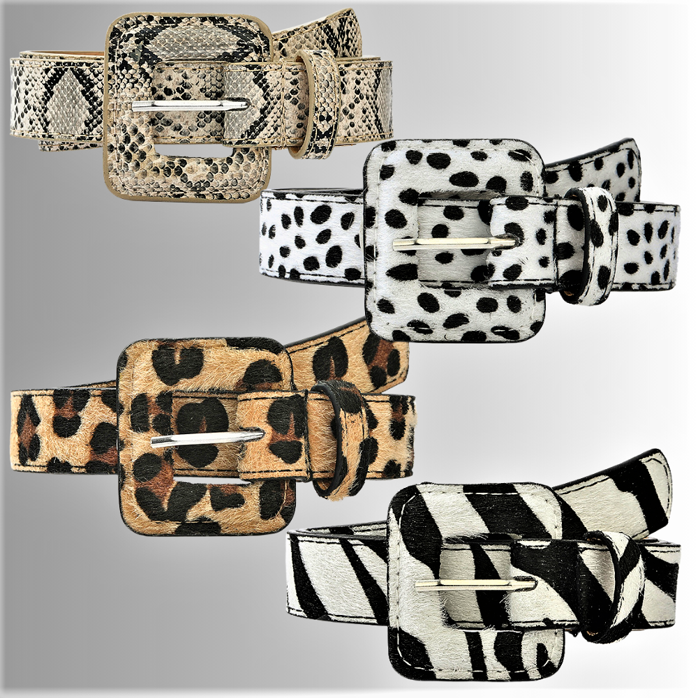 Colección de cinturones únicos y originales de estilo animalier