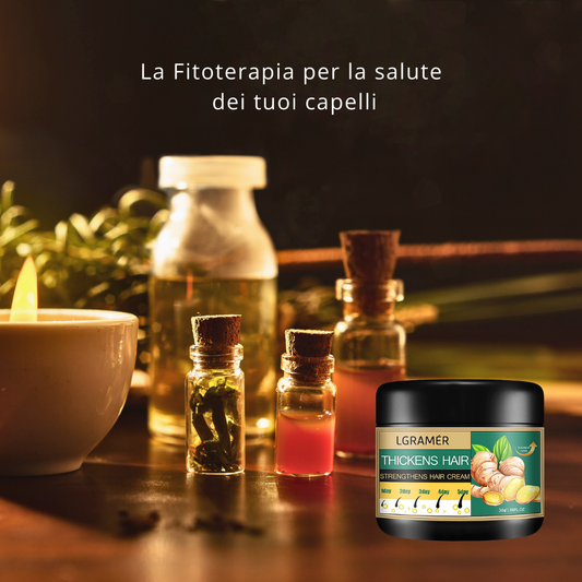 Maschera Anti Caduta con Erbe Medicinali e Collagene