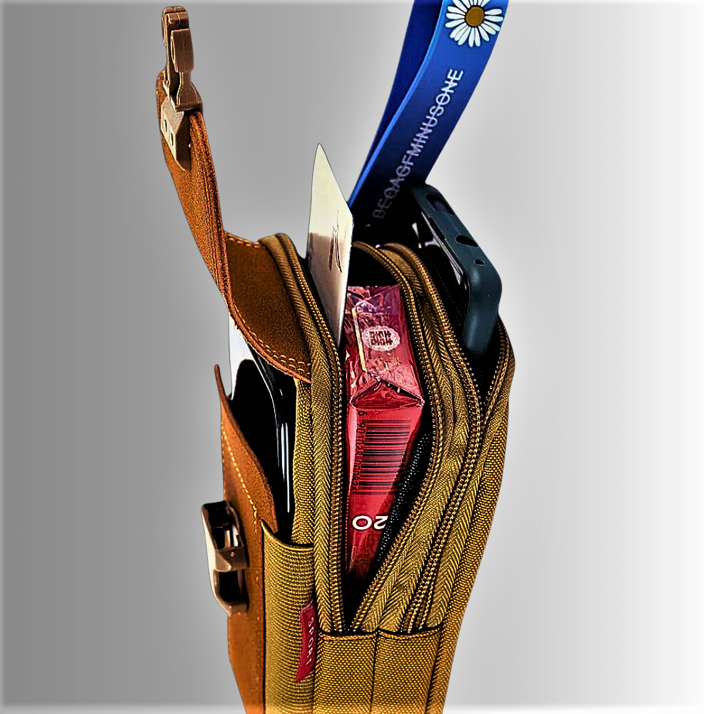 Mini Marsupio da Cintura Praticità e Sicurezza per Ogni Giorno!