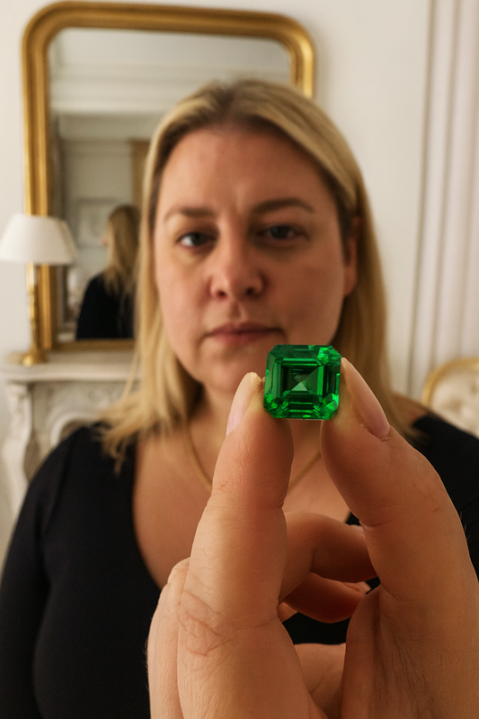 Smeraldo Colombiano Lab Grown Taglio Asscher