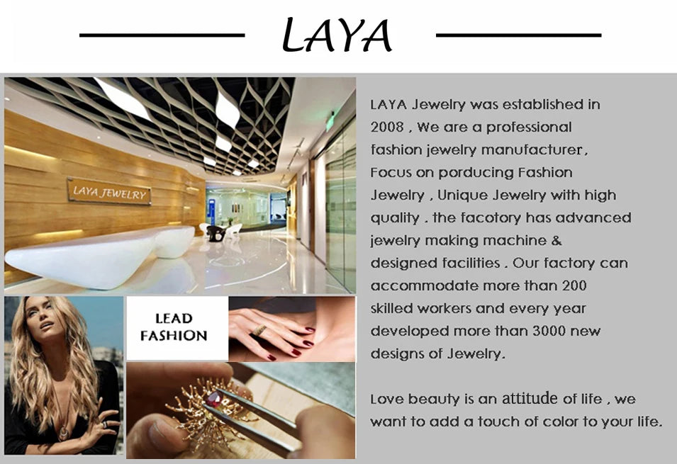 LAYA 925 Sterling Silver Fashion Natural Shell Flower Green Leaf Enamel High Quality Zircon Necklace For Women Wedding Jewelry