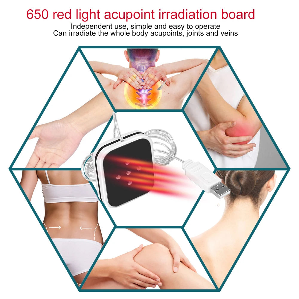 650nm Laser Therapy Wrist Diode LLLT Watch Diabetes Hypertension Cholesterol Treatment Laser Physiotherapy Watch Accessories