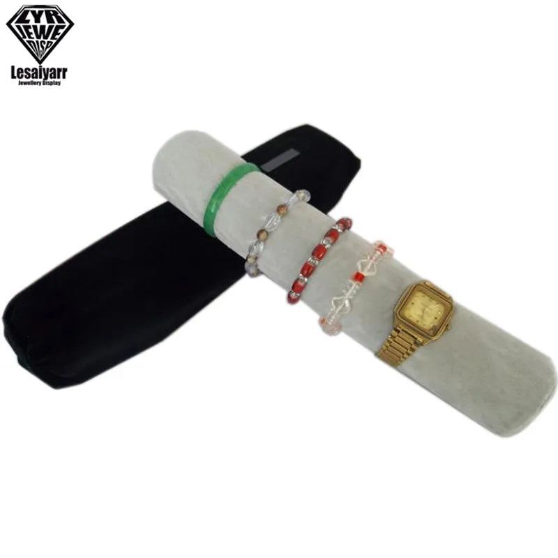 Jewelry Roll Up Bag Organizer Soft Velvet Travel Bags Necklace Earrings Ring Bracelet Carrier Storage Case Bangle Watch Holder