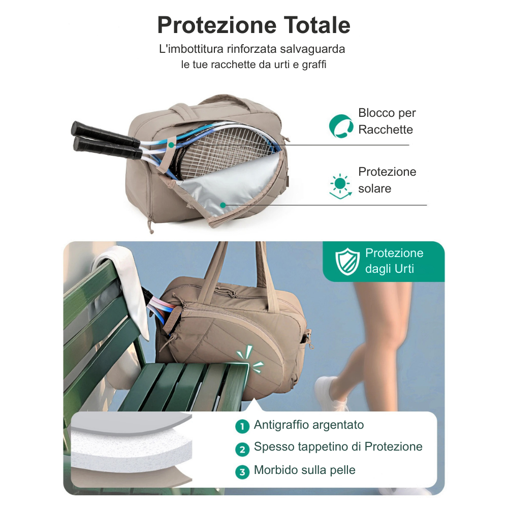 Borsa per Tennis e Palestra