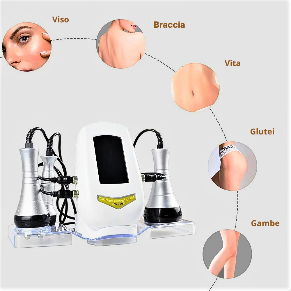 Dispositivo Professionale di Cavitazione 3 in 1