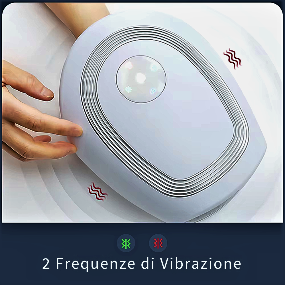 Dispositivo médico electrónico para masajes de masoterapia, shiatsu y acupuntura para manos y muñecas