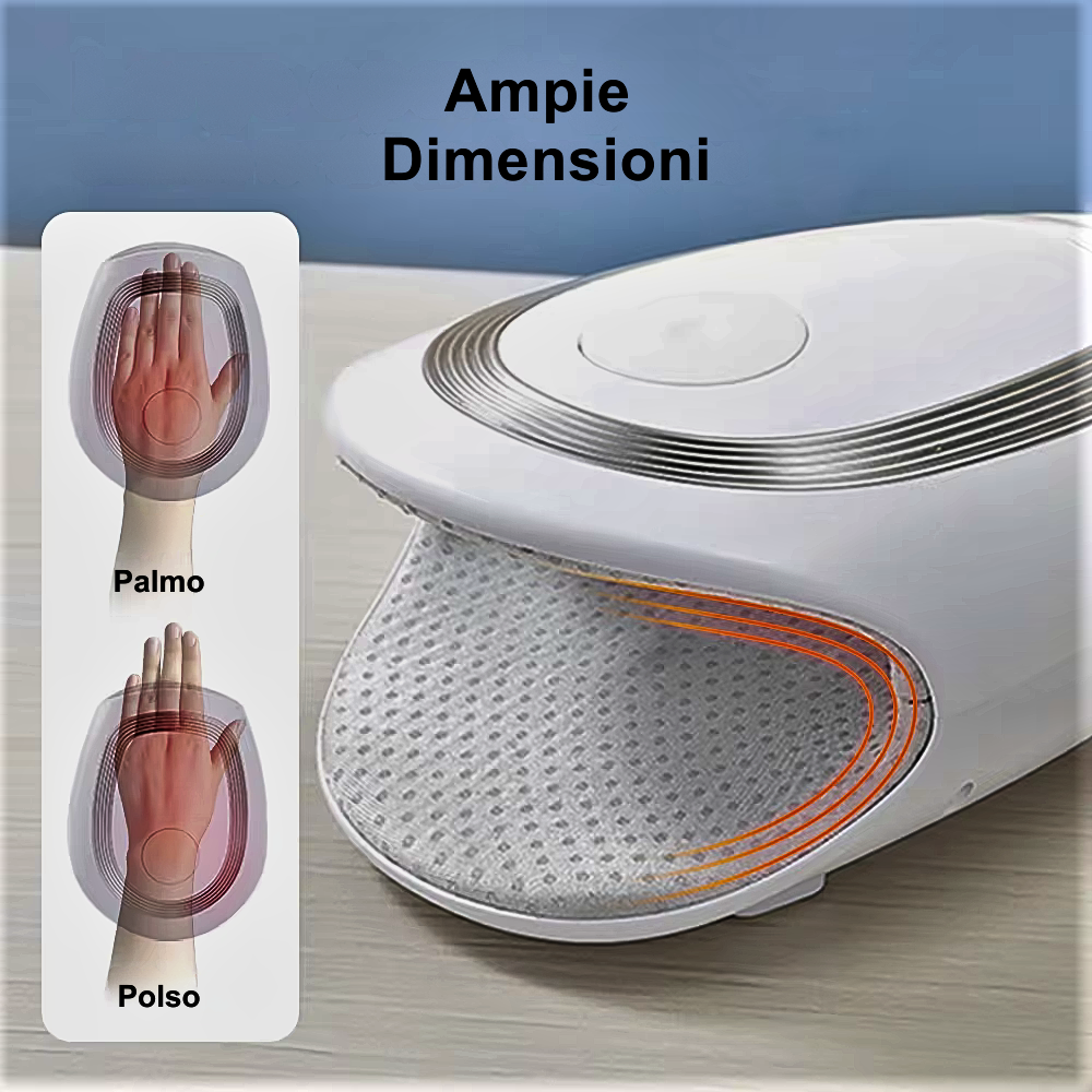 Dispositivo médico electrónico para masajes de masoterapia, shiatsu y acupuntura para manos y muñecas