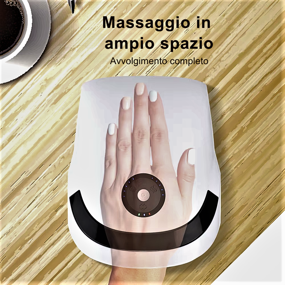 Dispositivo médico electrónico para masajes de masoterapia, shiatsu y acupuntura para manos y muñecas