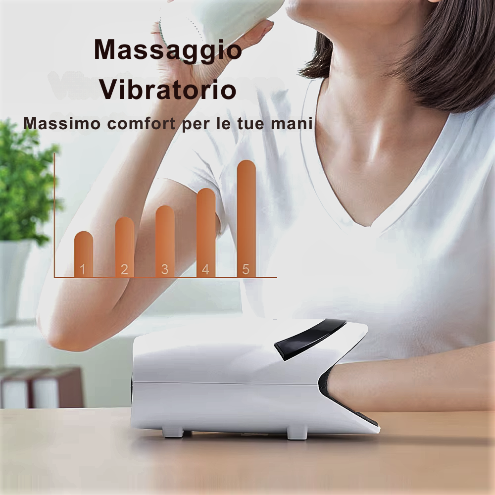 Dispositivo médico electrónico para masajes de masoterapia, shiatsu y acupuntura para manos y muñecas