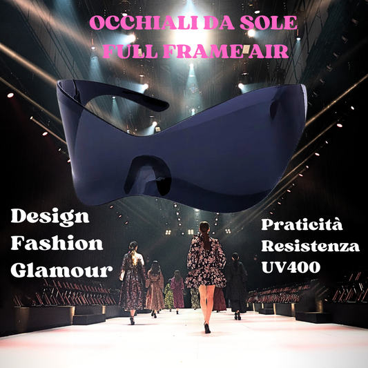 Occhiali da Sole "Full Frame Air" Lusso e Stile Punk