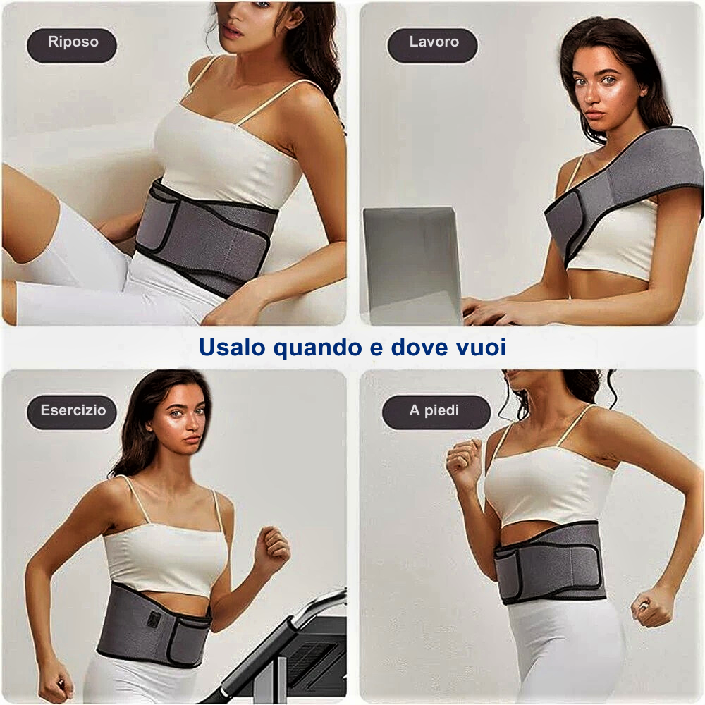 Cintura per Terapia Antidolore a Raggi Infrarossi – Sollievo Naturale per Muscoli e Articolazioni