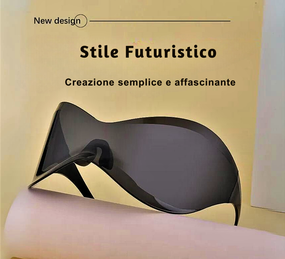 Gafas de sol "Full Frame Air" de estilo punk y de lujo