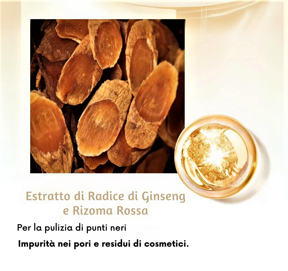 Mascarilla de belleza con colágeno, oro de 24 quilates, baba de caracol y raíz de ginseng