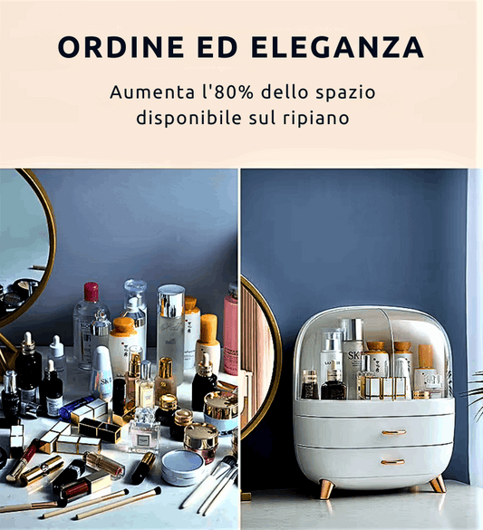 Organizer per Make-Up GlamLuxe: Eleganza e Funzionalità per la Tua Toilette