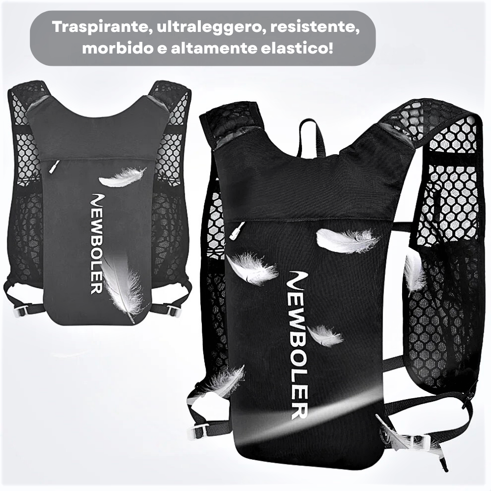 Borsa Gilet Sportiva con Somministrazione Liquidi