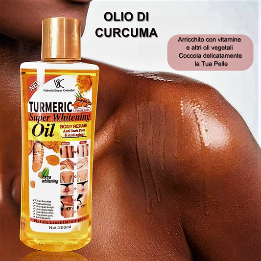 Olio 100% BIO di Curcuma con Collagene ed Elastina