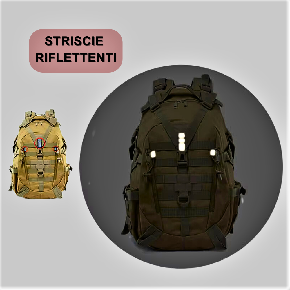 Mochila de viaje de 40 litros: compacta, duradera y lista para cualquier aventura