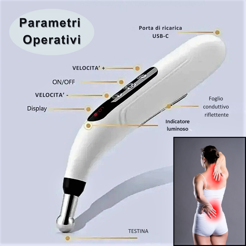 Dispositivo a Laser Freddo con Elettrostimolazione – Terapia Innovativa per il Sollievo dal Dolore